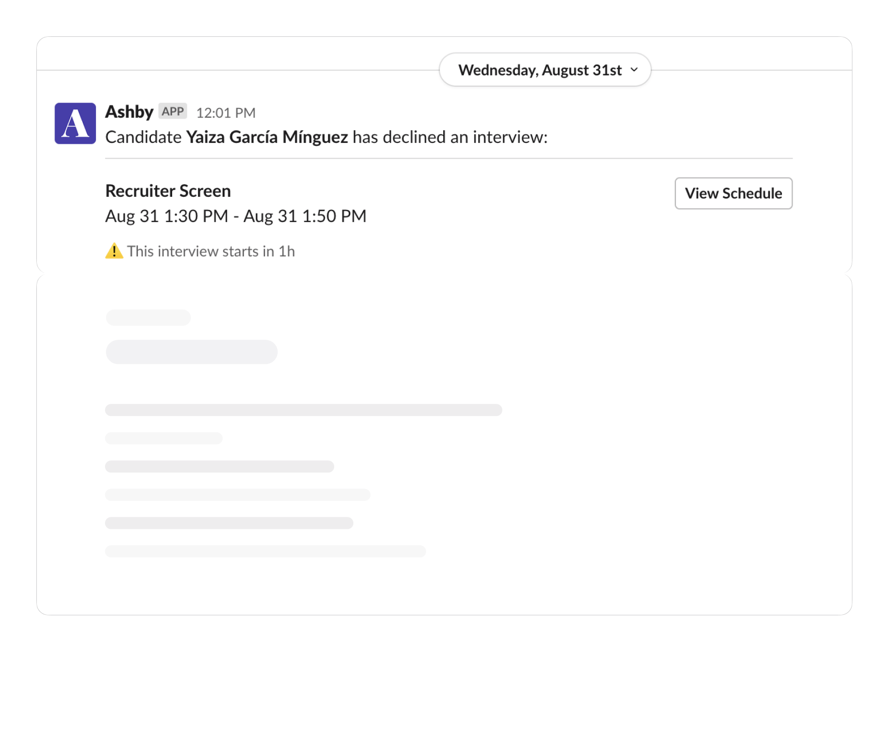Interview Notification