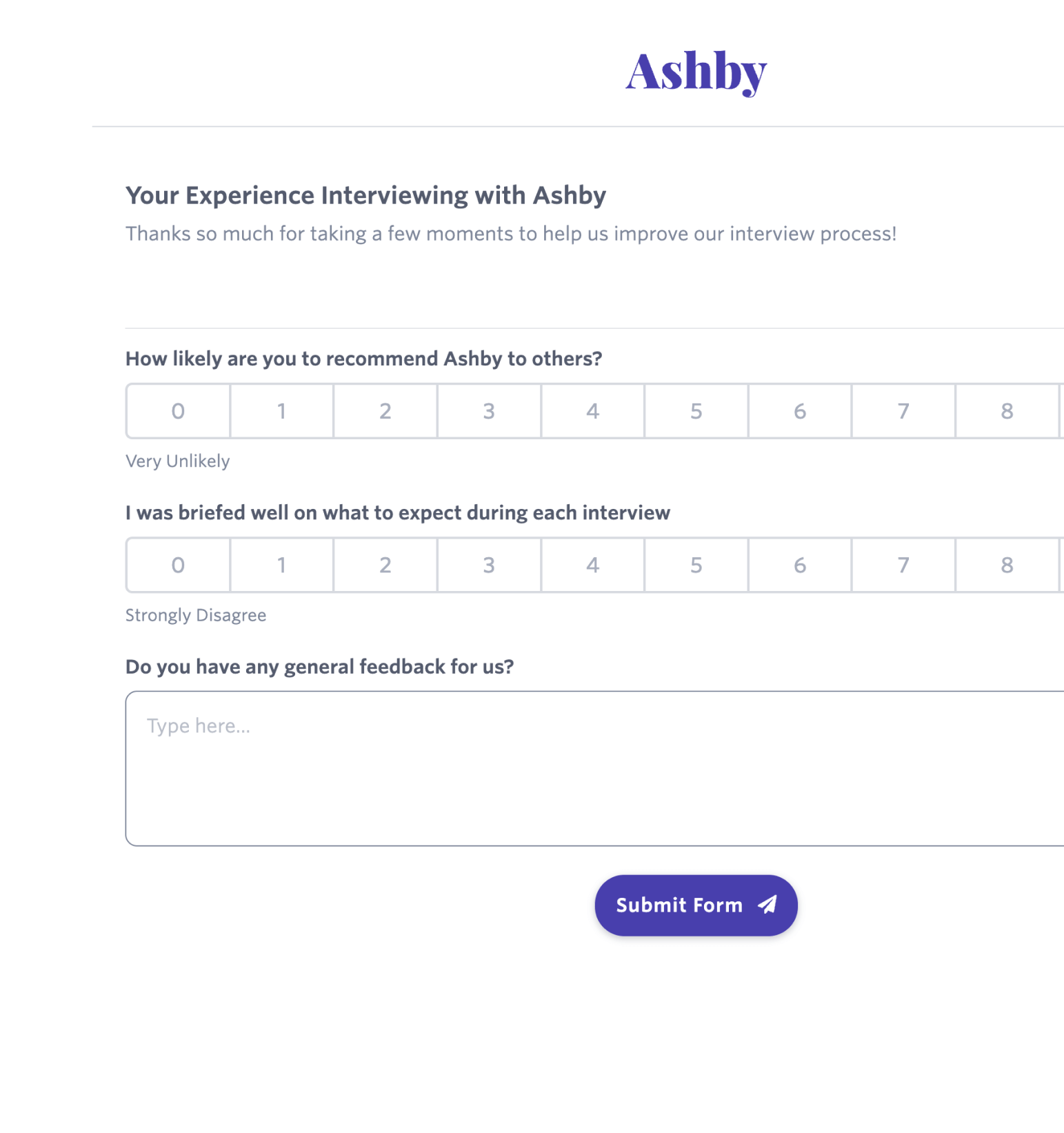 Candidate Experience Survey
