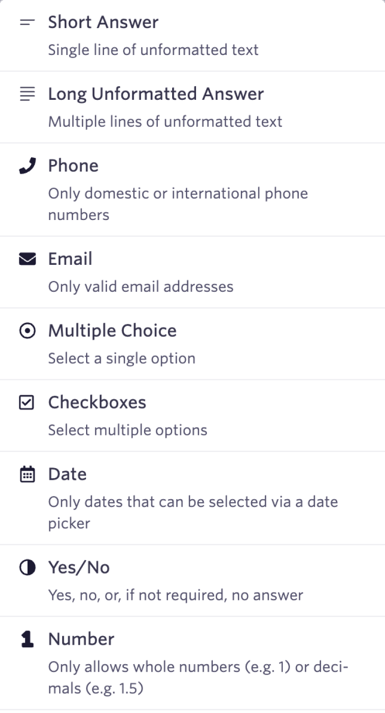 Candidate Experience Controls