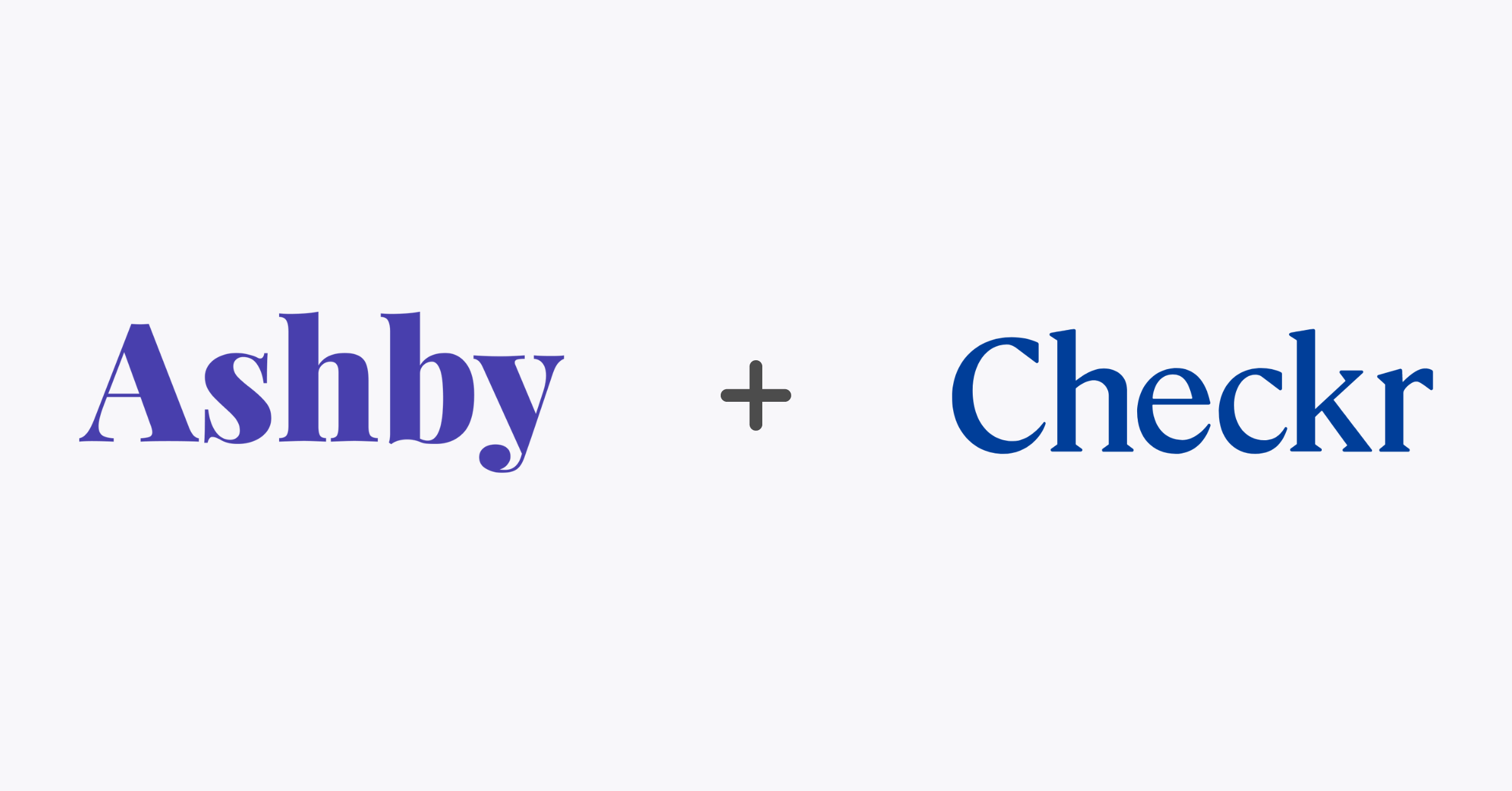 Ashby Has Partnered with Checkr
